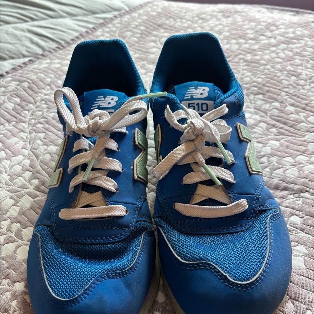 New Balance Blue & Mint Casual Sneakers - Picture 10 of 11